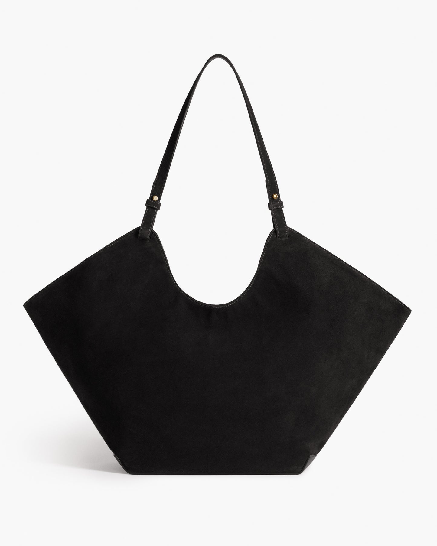 Dahlia Tote Bag Suede Black