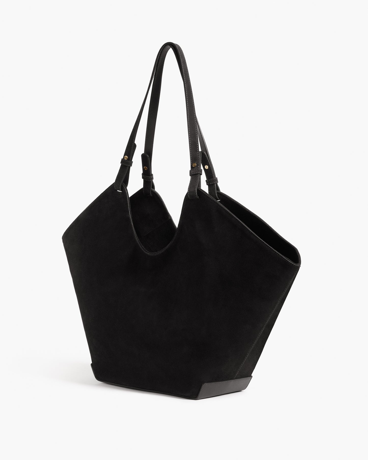 Dahlia Tote Bag Suede Black