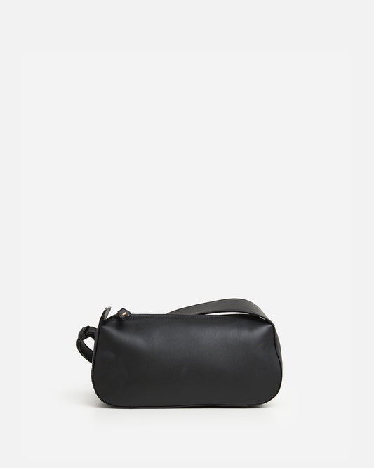 Tuna Shoulder Bag Leather Black