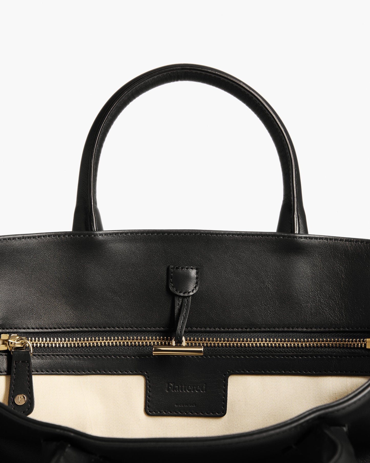 Lola Tote Leather Black