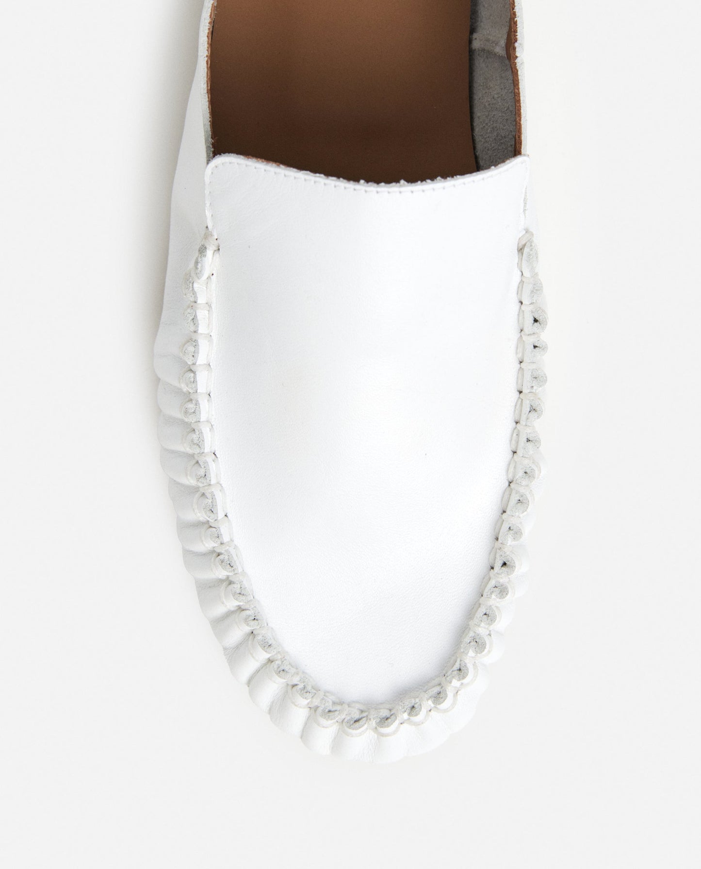 Bon Bon Leather White