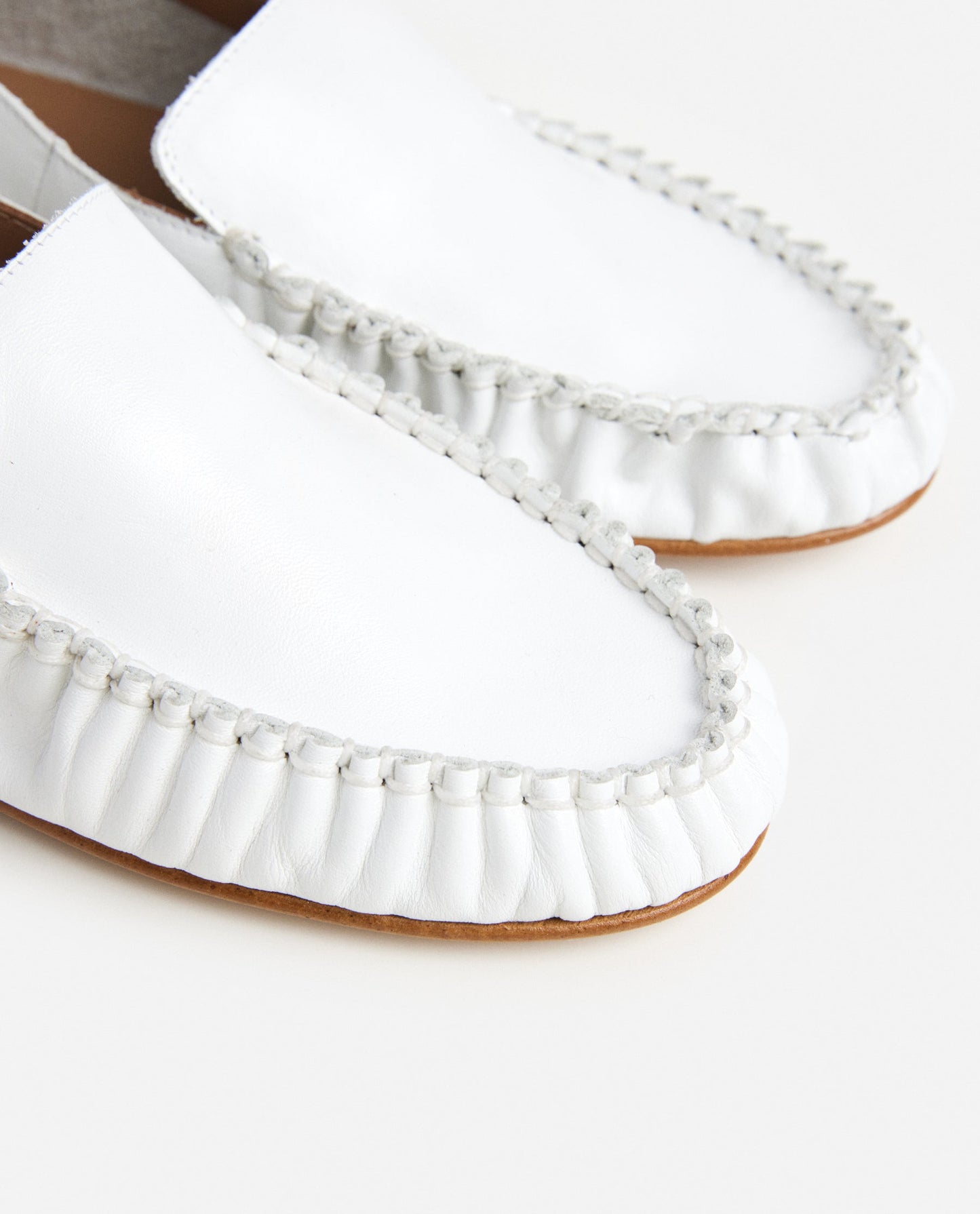 Bon Bon Leather White