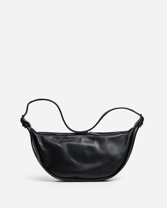 Irma Shoulder Bag Leather Black