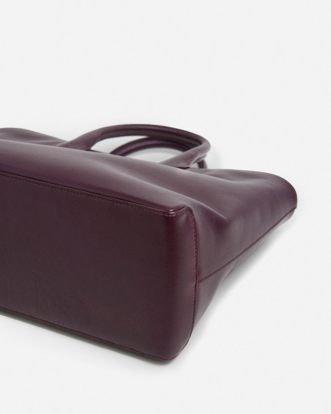 Lola Tote Leather Patent Burgundy