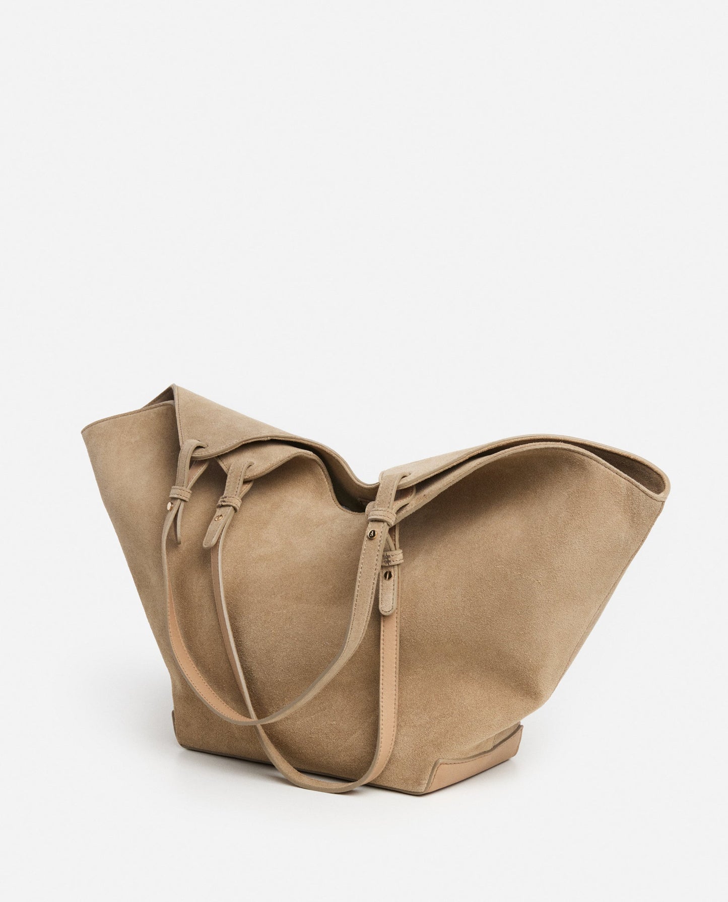 Dahlia Tote Bag Suede Sand