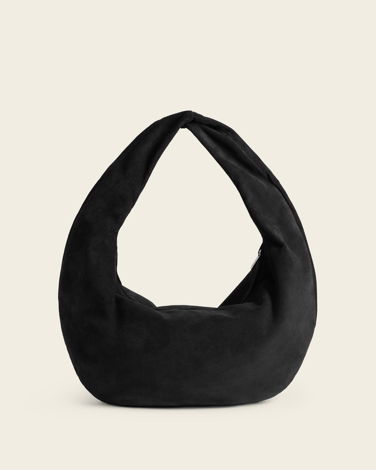 Alva Shoulder Bag Suede Black