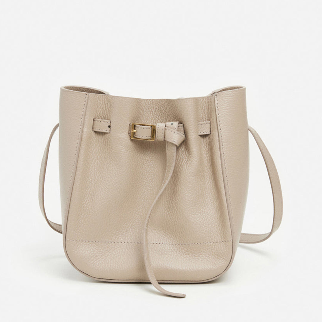 Bo Mini Bucket Leather Taupe