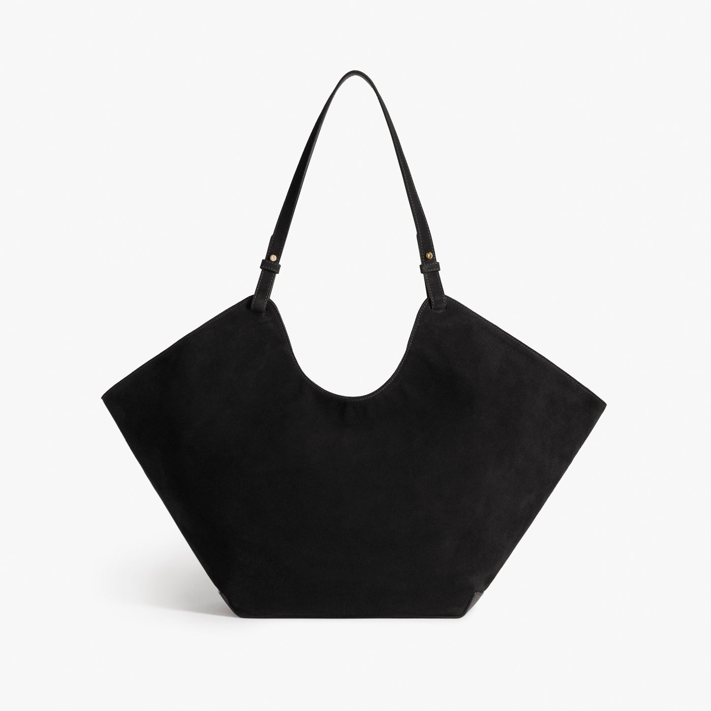Dahlia Tote Bag Suede Black