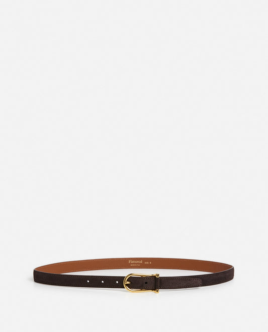Betty Belt Suede Chocolate