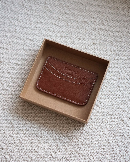 Bonnie Cardholder Leather Cognac