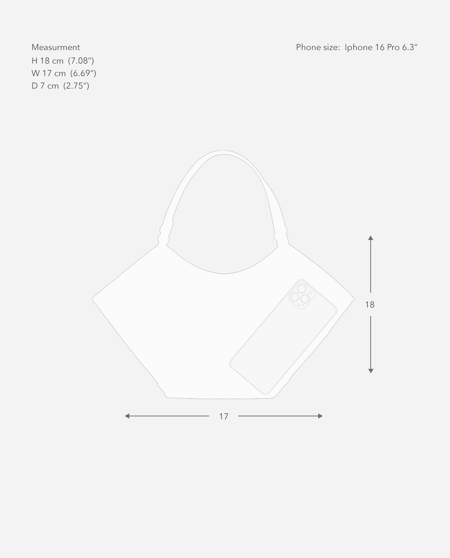 Dilba Mini Tote Bag Leather White