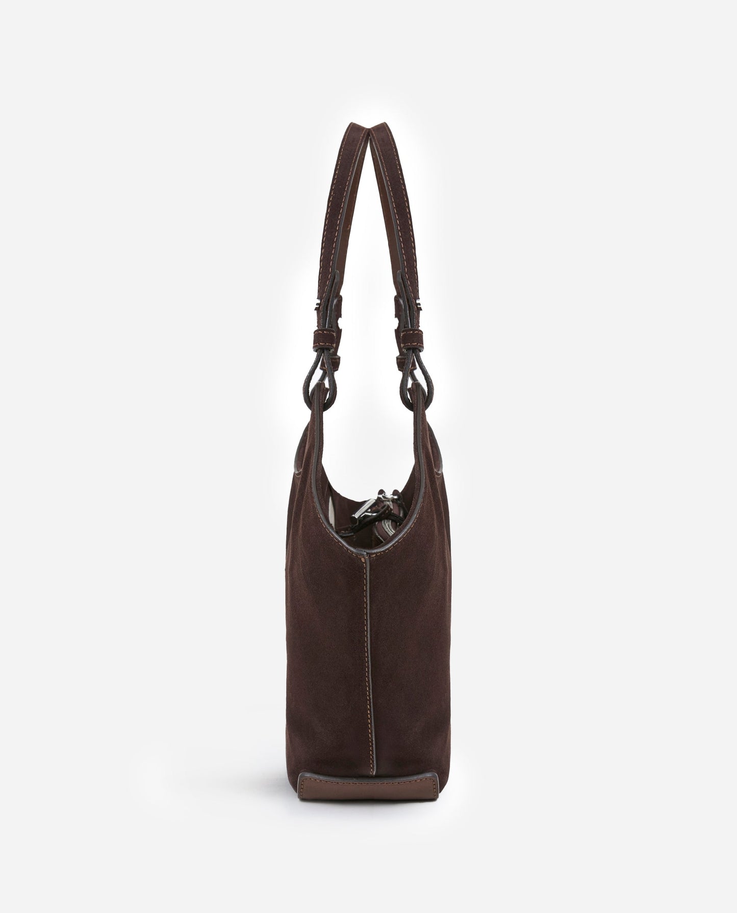 Dilba Mini Tote Bag Suede Chocolate