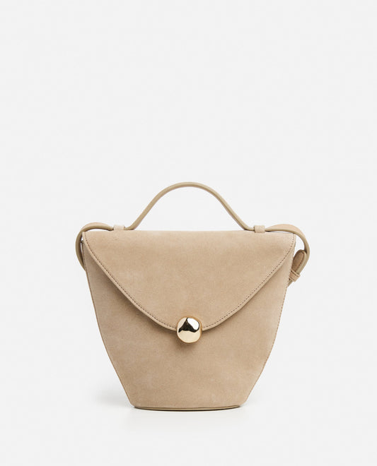 Evelina Handbag Suede Sand