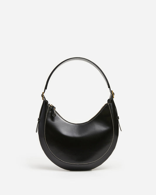 Lunar Shoulder Bag Leather Black