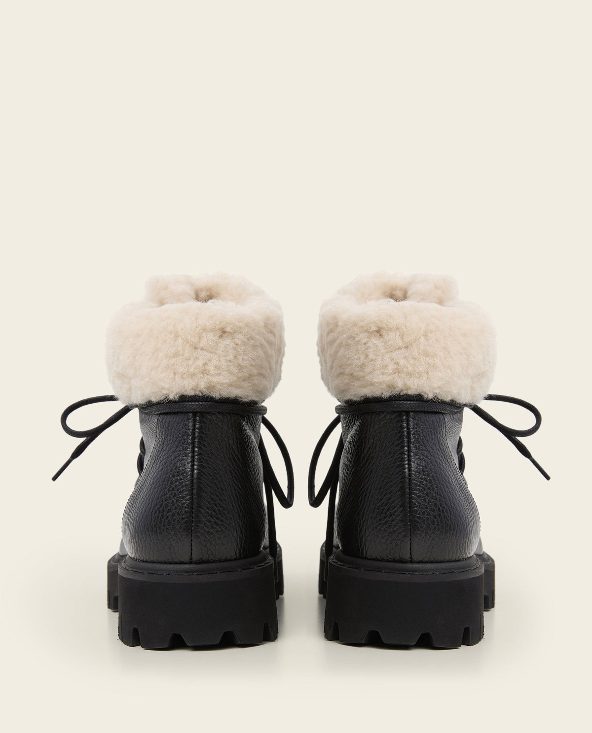 Marcie Grained Leather Black