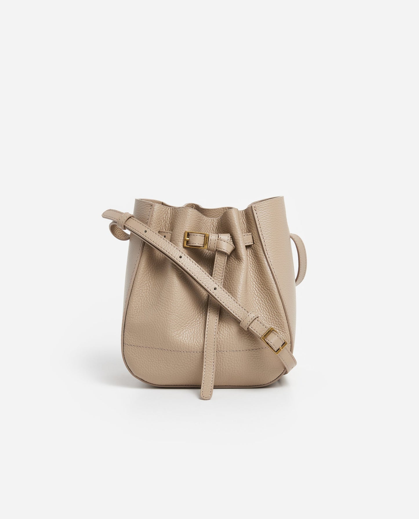 Bo Mini Bucket Leather Taupe