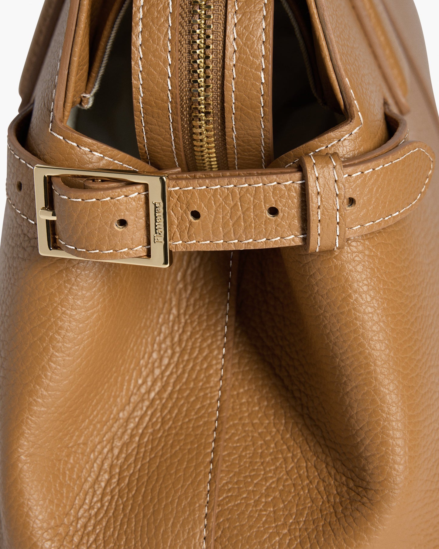 Lisa Bowler Bag Grained Leather Cognac