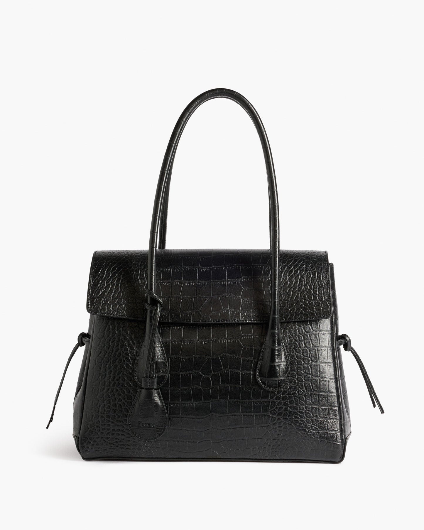 Lydia Office Bag Leather Croco Black 0029 1