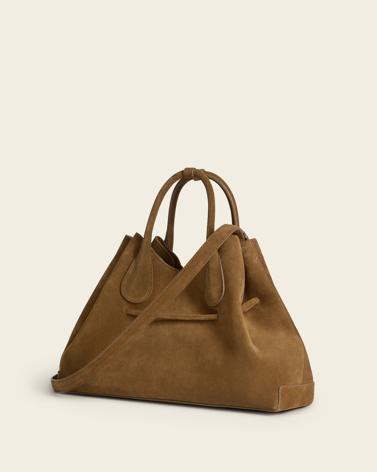 Maris Tote Bag Suede Wet Sand
