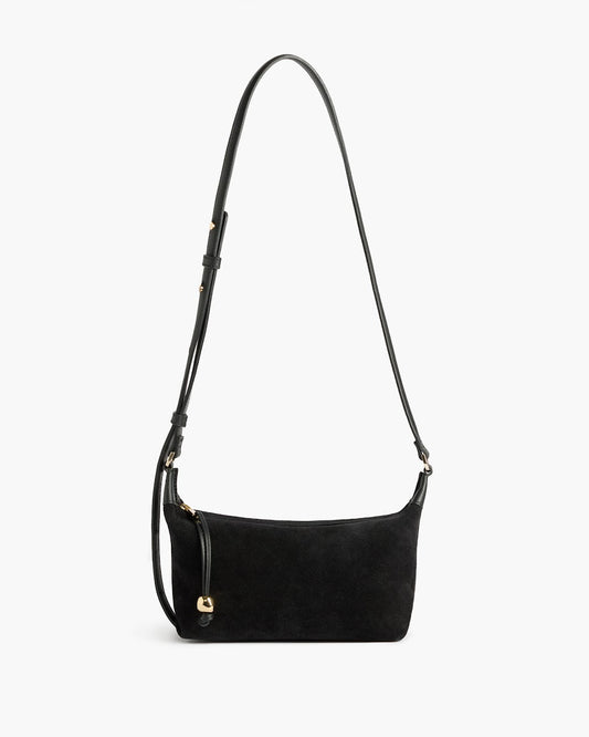 Ru Crossbody Bag Suede Black