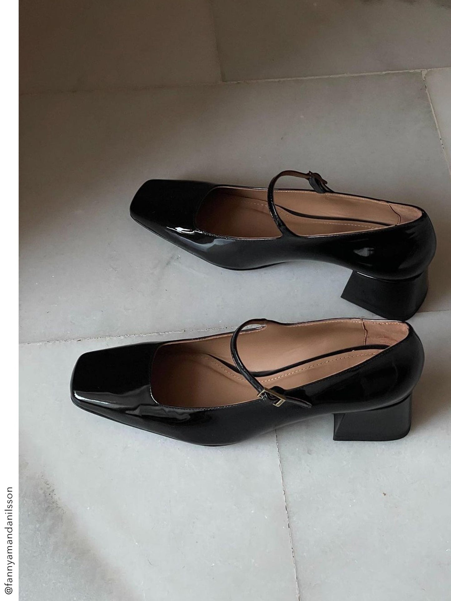 Evan Patent Leather Black